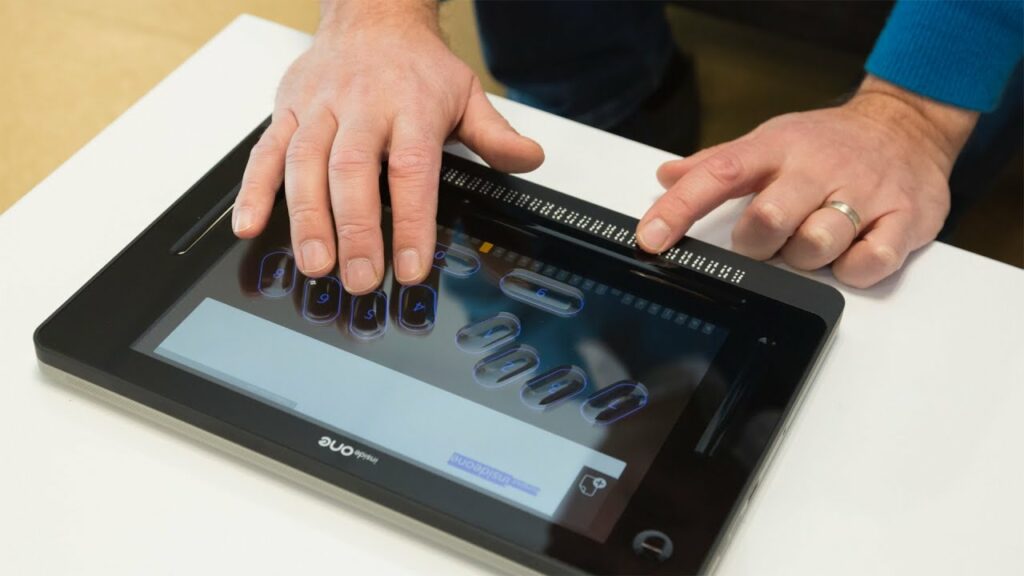 Inside One Braille Tablet