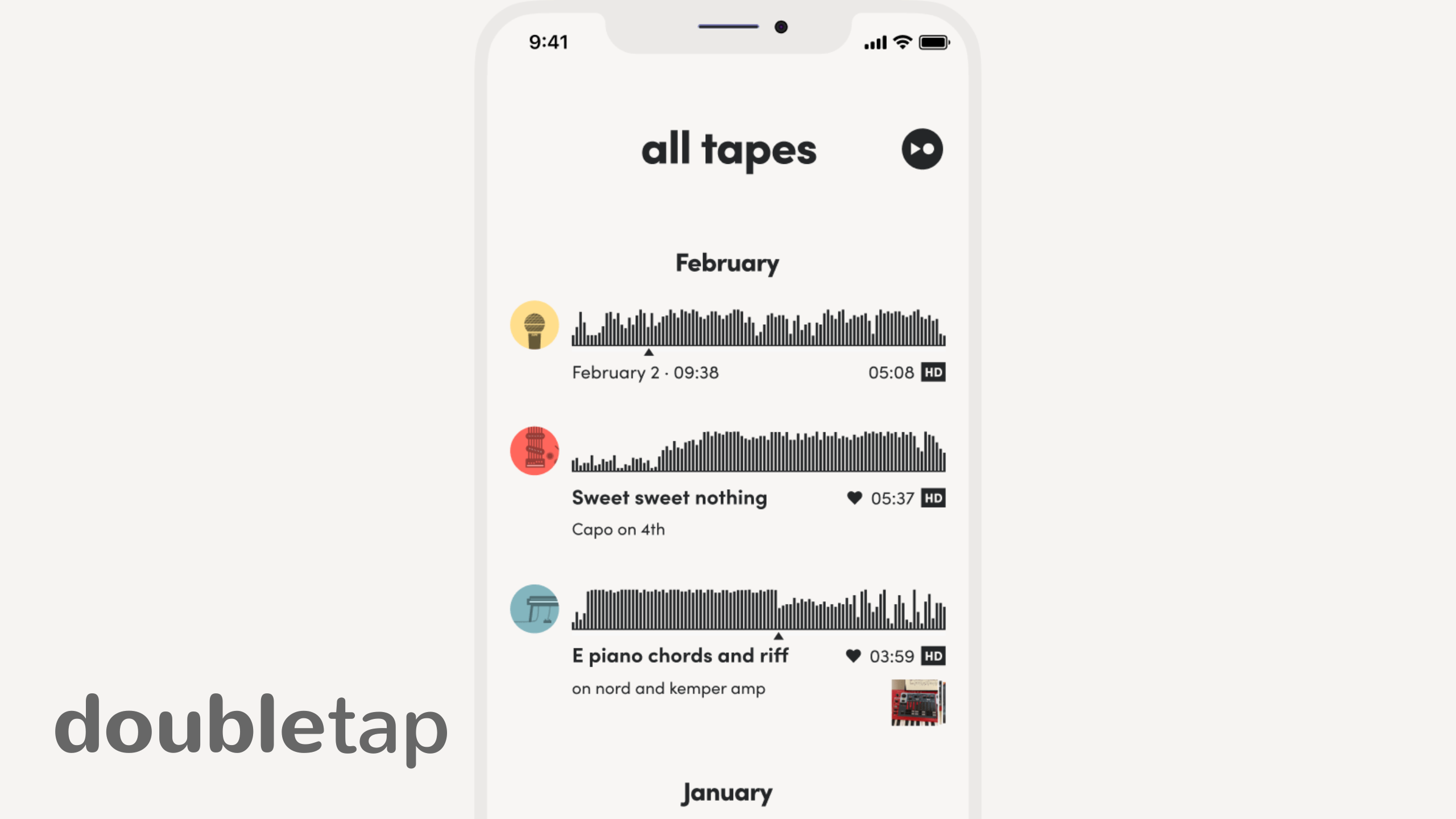 Tape It app